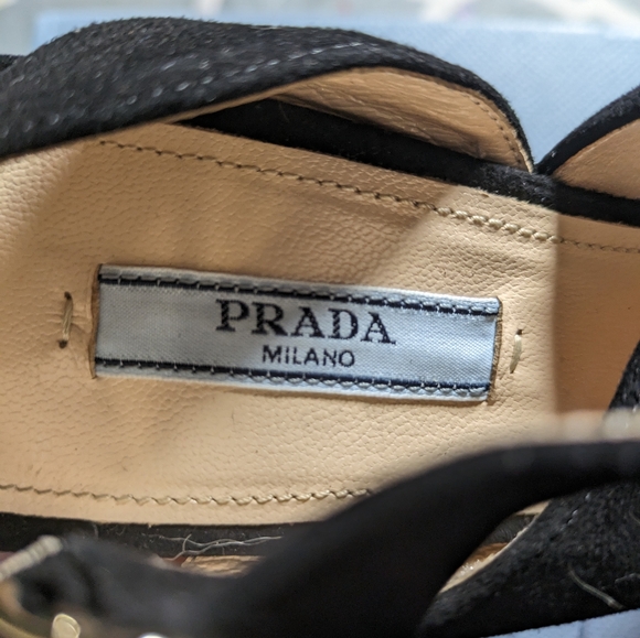 Prada Size 40 Slingback heels - Picture 4 of 13